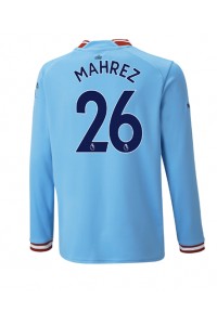 Fotbalové Dres Manchester City Riyad Mahrez #26 Domácí Oblečení 2022-23 Dlouhý Rukáv